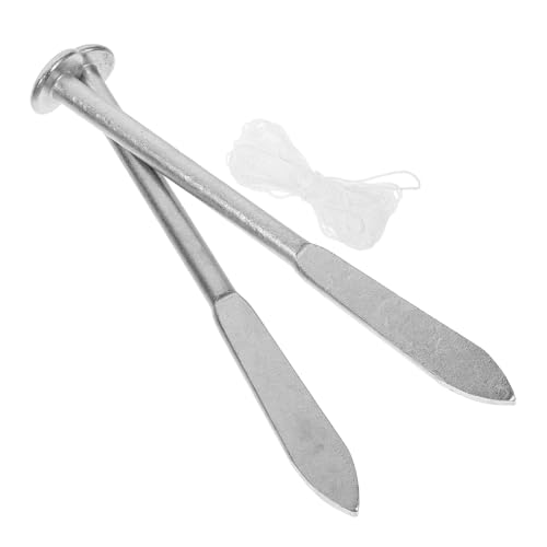 Unomor 1 Set Wire Nail Construction Tools Tools Bricklayer Tools Masonry Tool Line Blocks for Masonry Brick Laying Tools Steel Silver