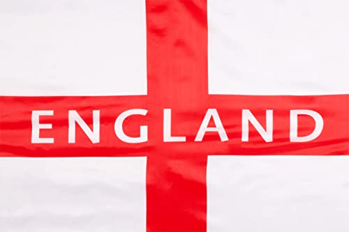 Toyland® 5ft x 3.3ft (152cm x 101cm) Extra Large St George England Text Flag - English Party Decorations - World Cup - Euros - Image 2