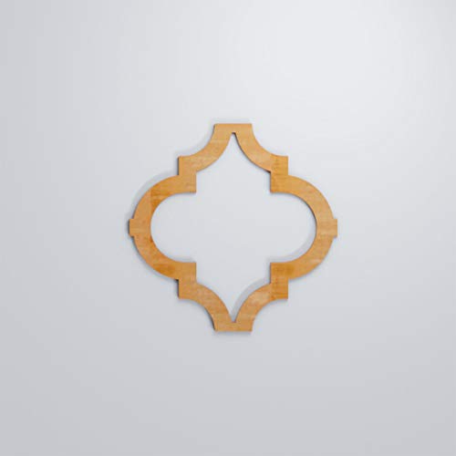 Image of Marrakesh Decorative Fretwork Wood Wall Panels, Small, 11 3 /8 inch W x 11 3 /8 inch H x 1 /4 inch T, Alder