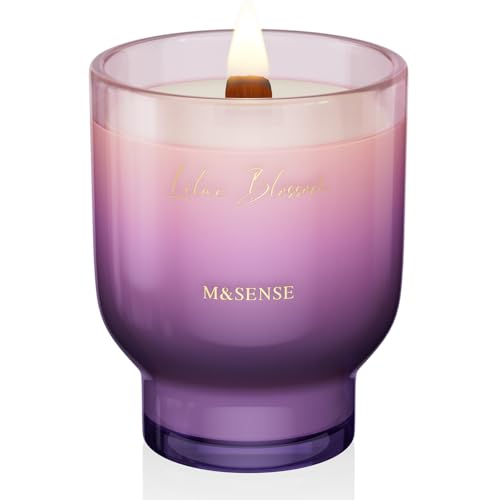 M&SENSE アロマキャンドル 木芯 大型 焚き火の音がするキャンドル 470g 95時間 パチパチ音 大蜡烛 ロウソク アロマ 癒しグッズ プレゼント 女性 人気 リラックス ギフト ホワイトデー バレンタイン 母の日の商品画像（Amazon）