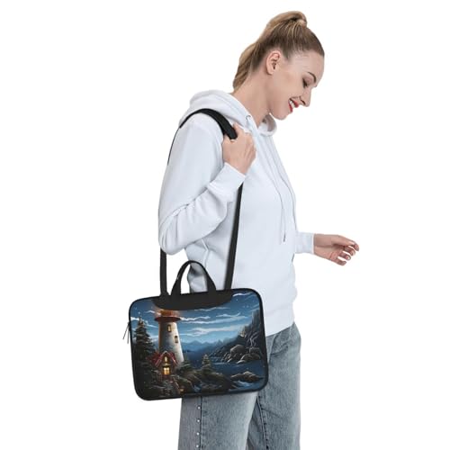 Bolsa para portátil unisex negra de 13 pulgadas miniatura 3