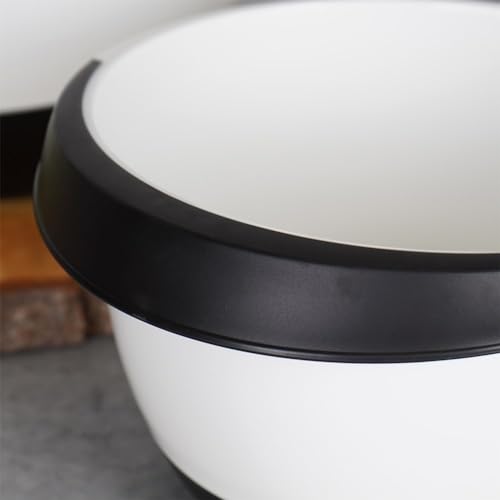 Foto von Excellent Housware Rührschüssel Set 3,5 & 2,0 Liter - Schüsseln mit Stoppboden für sicheren Halt - Schüsselset zum Mischen & Verrühren - Schüssel Teigschüssel Kochschüssel