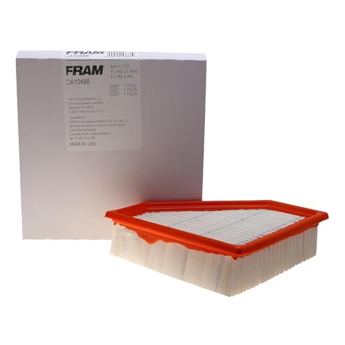 FRAM Extra Guard CA10488 Replacement Engine Air Filter for Select 2008-2011 Ford Focus (2.0L) Models, Provides Up to 12 Months or 12,000 Miles Filter Protection