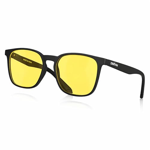 Image of Dervin UV Protected Yellow Lens Driving Polarized Sunglasses for Men & Women