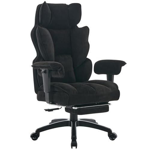 SKYE ファブリック ゲーミングチェア (広々座面・耐荷重180kg)