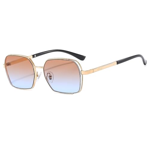 Lunettes de soleil rectangulaires unisexes légères contre la fatigue visuelle