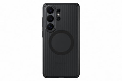 Image of Samsung Galaxy S26 Ultra Rugged Magnet Phone Case, Scratch Resistant, Raised Edges, Comfortable Safe Grip, Black