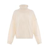 Photo Gallery aleva elegante maglione a collo alto intrecciato da donna in acrilico bianco lana taglia xl/xxl Photo Gallery aleva elegante maglione a collo alto intrecciato da donna in acrilico bianco lana taglia xl/xxl
