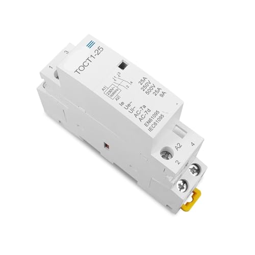 Contacteur modulaire double pôle 25A contact normalement fermé 24V