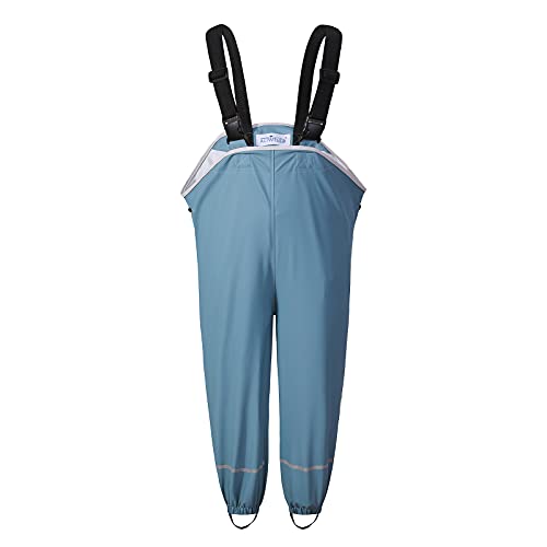 Image of Kids Unisex Rain Pants, Green, Size 2-9 Years