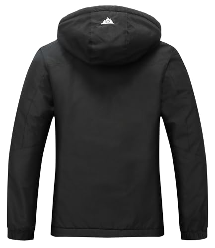 Image of MOERDENG Women's Ski Jacket Waterproof Winter Coat Hooded Snowboarding Jacket Warm Winter Jacket