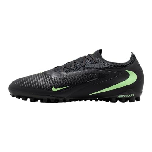 NIKE Herren Reactx Phantom 6 Low Pro Tf Fußballschuhe, Black/Illusion Green/Black, 44
