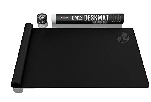 Nitro Concepts DM12 Deskmat Desk Pad - Alfombrilla de ratón - 1200x600mm - Negro