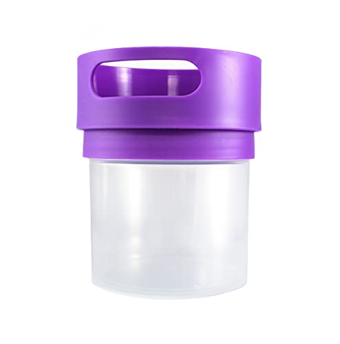 Image of Munchie Mug Spill Proof Snack Cup Purple, 16 Ounce jar, Made in The USA