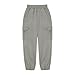 Boys Cargo Joggers Stretch Casual Outdoor Elastic Waist Track Pants with Pockets for Kids 3-14 Years