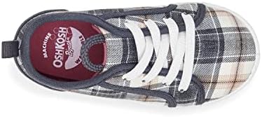 OshKosh B'Gosh Girls Syrup Slip-On Sneaker, Plaid, 9 Toddler | Image 3