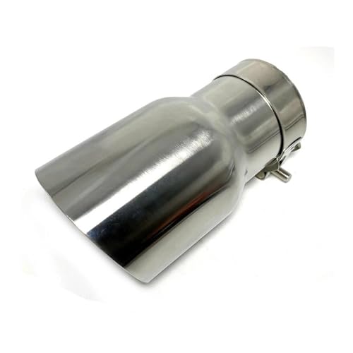 Tubo de escape de coche inoxidable brillante con borde de corte recto anti corrosión
