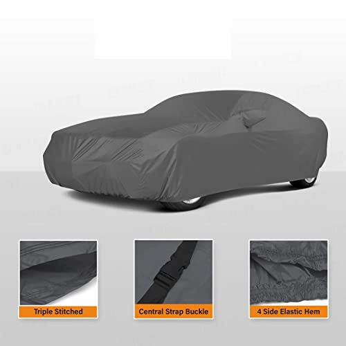Image of Custom Fit Car Body Cover for Tata Indica Vista - Grey