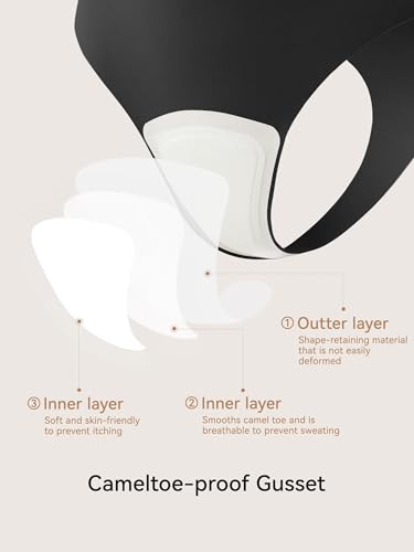 Image of LUCKMEEY Cotton Thongs for Women Seamless Thongs for Women No Show Thong Panty Liners Workout G-String Thongs Underwear