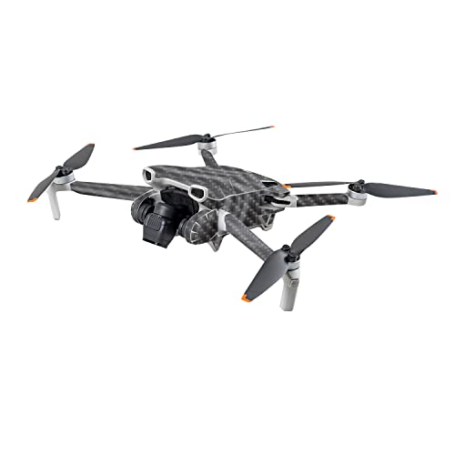 Image of MightySkins Carbon Fiber Skin Compatible with DJI Mini 3 - Smoky Quartz | Protective, Durable Textured Carbon Fiber Finish | Easy to Apply | Made in The USA