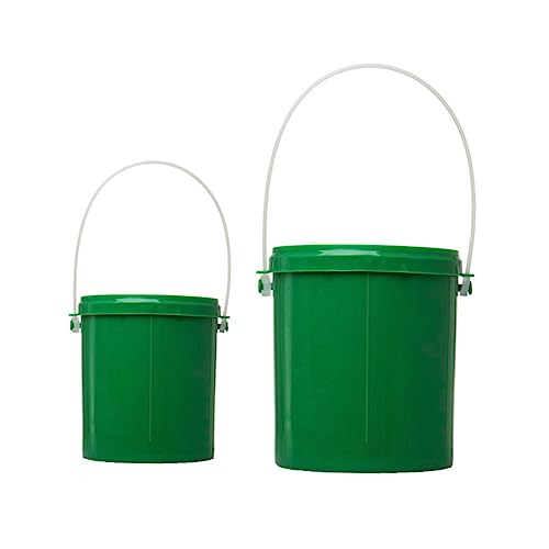 Abaodam 2Pcs Bait Bucket Breathable Live Lure Containers for Fishing Lightweight Portable Design with Ventilation for Anglers and Fishermen