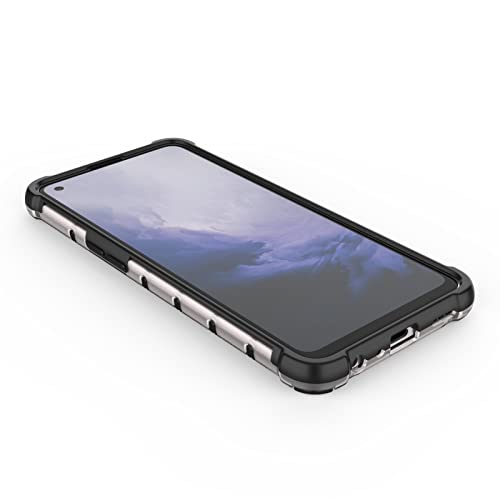 Image of Glasgow Back Case Cover Compatible with Oppo F21 Pro 5G (Stylish Design) - Black
