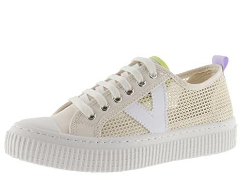 Victoria Tennis Anglaise 1915 en maille pour femme avec logo contrasté et bout renforcé 1176102