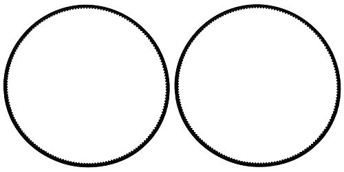 HASMX 5891 Belt Replacement Timing Belt Bread Machine Part Cogged Belt for Sunbeam Bread Maker Machine Model 5891, Programmable Bread Maker 5891 (2-Pack)