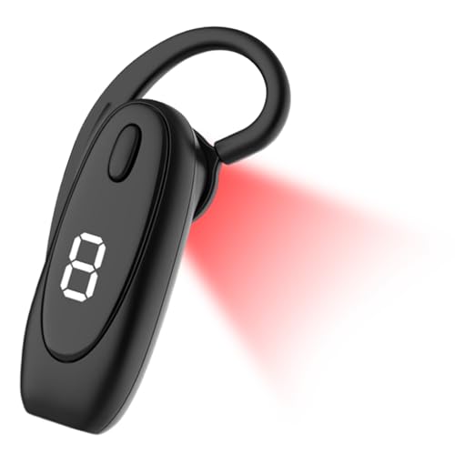 8-Minute Tinnitus Relief Device Red Light Therapy for Ears 850 nm Portable Infrared Headphones Timed Treatment Tinnitus Relief and Relax Your Ears
