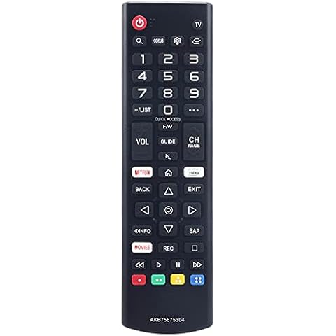 WINFLIKE Replaced Remote Fit for LG TV 55UM6950DUB 55UM7100PUA 55UM7200PUA 55UM7300AUE 55UM7300PUA 55UM7400PUA Remote AKB75675304 Cover