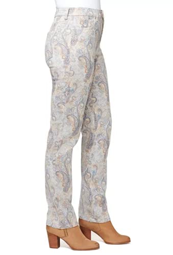 Gloria Vanderbilt Women's Paisley Printed Bootcut Pants3
