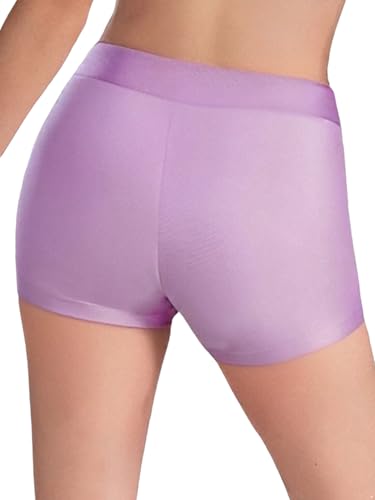 Kids Girls Dance Shorts Metallic Printed Patchwork Athletic Shorts Elastic Waistband Sports Bottoms2