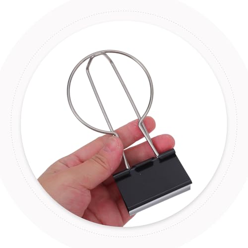 Lurrose Soporte para Vasos con Clip de Mesa de Escritorio, Portavasos Extraíble Lateral con Abrazadera Larga para Botellas y Tazas, 2 Unidades, Accesorio Multifuncional para Oficina