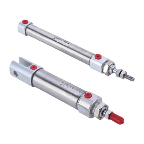 Cilindro neumático mini de acero inoxidable CDM2B20 con carrera de 75mm