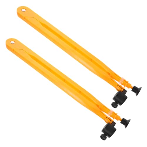 KESYOO 2個 デモンストレーション用大プラスチック製円定規 教育現場向け精密描画ツール ホワイトボード用チョーク対応 小中学校算授業必