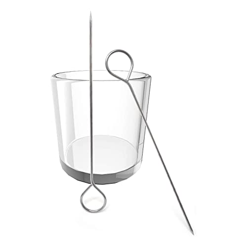 VIKY Stainless Steel 50pcs Meat Needles, 15 cm, Silver, Reusable BBQ Skewers for Meat Veggies, Fruits, Ideal for Grilling & Gifting - Image 4