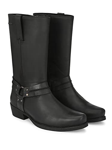 Image of Delize Men's mid Calf Length Leather Riding Boots