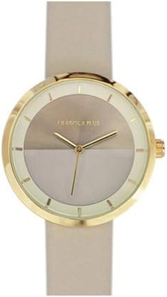 Amazon 安心の1年保証 腕時計 レディース 革ベルト 2カラーダイヤルベルトウォッチ シンプル おしゃれ かわいい 大きい 女性 女の子 プレゼント 誕生日 祝い プチプラ 合成皮革 パステル シルバー ゴールド 1年保証 日本製ムーブ オフィス カジュアル Gd モカ