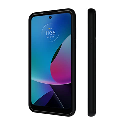 Image of Motorola Moto G Play (2023) Textured Protective Case- Black - Precision fit Shock Absorbing Cases for Enhanced Phone Grip, Style, Drop Protection for Your Moto G-Play 2023