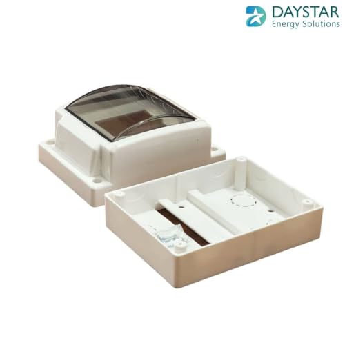 Image of Daystar AC 4 Pole (FP) Isolator /Switch Disconnector With Pvc MCB Box Door Type Transparent Cover - (125A Isolator With DB Box)