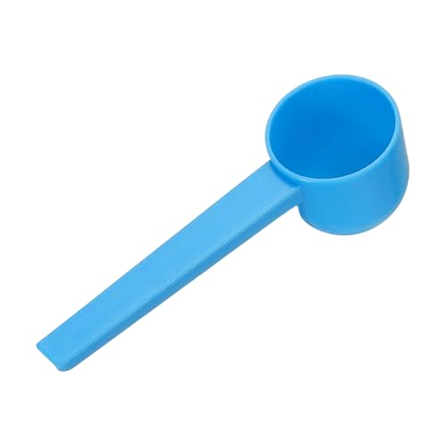 sourcing map Measuring Spoons, Plastic Coffee Scoops Teaspoon for Coffee Bean Spices Sugar Salt Powder Blue