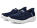 Skechers Women's Hands Free Slip-Ins Go Walk Joy Moc Toe Casual Shoe, Navy/Lavender, 7 US