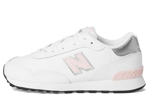 New Balance 515 V1 Lace-up Sneaker, White, 11.5 Wide US Unisex Little_Kid4