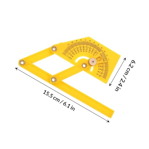 2 Pcs Regla de Ángulo Profesional para Carpintería miniatura 2