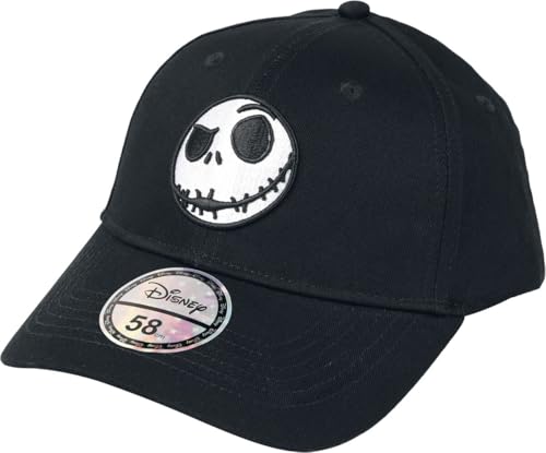 Jack Skellington casquette noire L'Étrange Noël de Monsieur Jack fini les cheveux en bataille