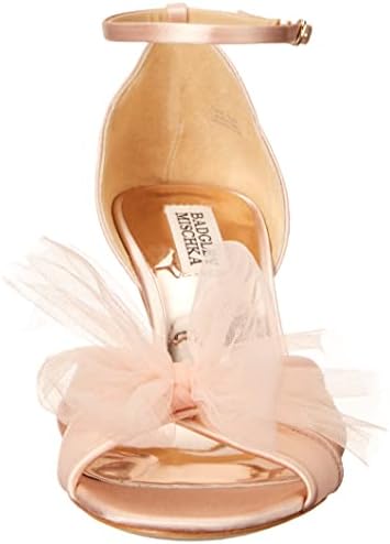 Badgley Mischka Women's TERRIS Heeled Sandal, Soft Blush, 7 | Image 1