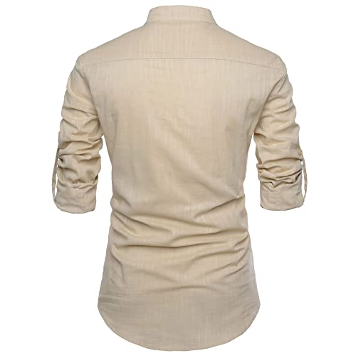 Image of Cotton 4 Button Kurta For Men
