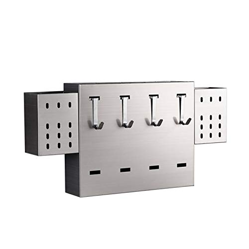EINVARIOUS Kitchen Utensils Chopsticks and Fork Holder Drying Rack,stainless Steel Accessories Tool Cutter Hook
