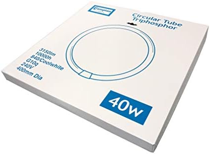 Crompton 40w T9 G10q Round 400mm Circular Fluorescent Tube 840 Cool White 4000k