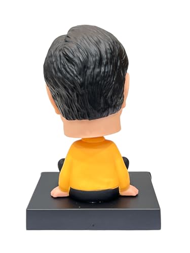 Image of AUGEN Super Hero Jethalal Action Figure Limited Edition Bobblehead with Mobile Holder for Car Dashboard, Office Desk & Study Table (Pack of 1)